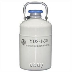 1 L Liquid Nitrogen Container Cryogenic LN2 Tank Dewar With Strap YDS-1-30 bc