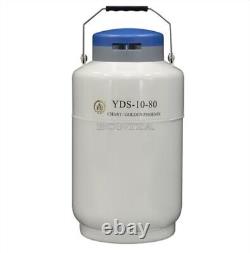 10 L Liquid Nitrogen Container Cryogenic LN2 Tank Dewar With Strap 80 Mm Mout fx