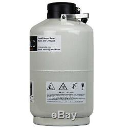 10 L Liquid Nitrogen Container Tank LN2 Storage Dewar 6 Pcs Pails U. S. Solid