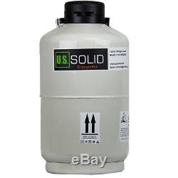 10 L Liquid Nitrogen Tank Cryogenic Dewar Container Tank Semen Tank U. S. Solid