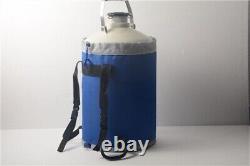 10 L Liquid Nitrogen Tank Cryogenic Dewar With Straps New LN2 Container eo