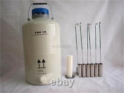 10 L Liquid Nitrogen Tank Cryogenic LN2 Dewar Storage Container New nf