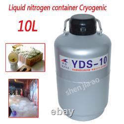 10L Liquid Nitrogen Container Cryogenic Tank Dewar YDS-10 High Quality Durable