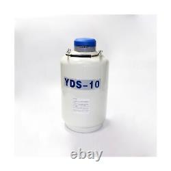 10L Liquid Nitrogen Container, Liquid Nitrogen Tank Dewar Cryogenic Container