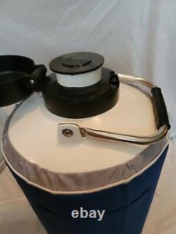 10L Liquid Nitrogen Cryogenic Dewar Container Tank Semen Tank LN2 Storage