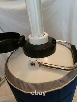 10L Liquid Nitrogen Cryogenic Dewar Container Tank Semen Tank LN2 Storage