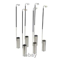 10L Liquid Nitrogen Tank Cryogenic Container LN2 Dewar+6Pcs Pails+Lock Cover