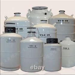10L Liquid Nitrogen Tank Cryogenic LN2 Container Dewar with Straps Y