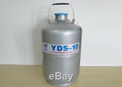 10L Liquid Nitrogen Tank Cryogenic LN2 Dewar Tank Container YDS-10 High Quality