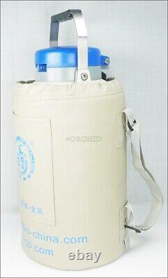 1PC 3L Liquid Nitrogen Container NEW Cryogenic LN2 Tank Dewar With Strap YDS- pv