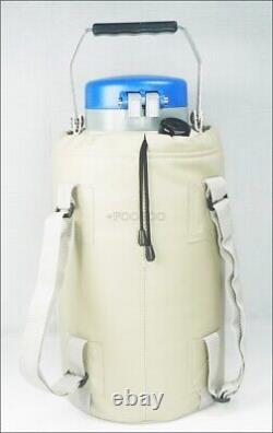 1PC 3L Liquid Nitrogen Container NEW Cryogenic LN2 Tank Dewar With Strap YDS- zu