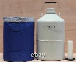 2 L Liquid Nitrogen Tank Cryogenic LN2 Container Dewar With Straps tz