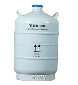 20 L Container Dewar LN2 New With Straps Liquid Nitrogen Tank Cryogenic bc