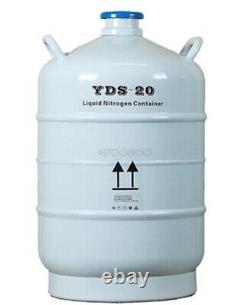 20L Liquid Nitrogen Tank Cryogenic LN2 Container Dewar With Straps With Cover yl