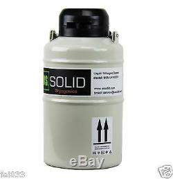 3 L Liquid Nitrogen Cryogenic Container Tank Dewar 6 Canisters U. S. Solid 25 days