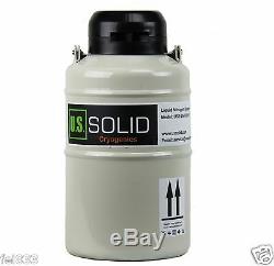 3 L Liquid Nitrogen Cryogenic Container Tank Dewar 6 Canisters U. S. Solid 25 days