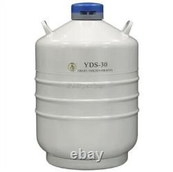 30 L Liquid Nitrogen Container Cryogenic LN2 Tank Dewar YDS-30 bu