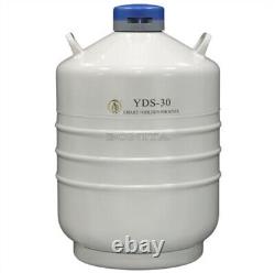30 L Liquid Nitrogen Container Cryogenic LN2 Tank Dewar YDS-30 cy
