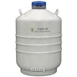 30 L Liquid Nitrogen Container Cryogenic LN2 Tank Dewar YDS-30 wv