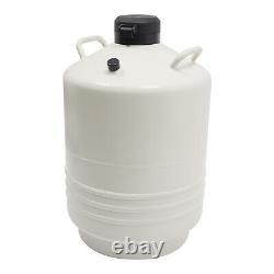 30L Liquid Nitrogen Container LN2 Storage Tank Cryo Dewar withCanisters Strap