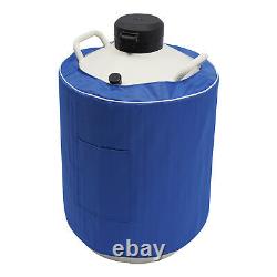 30L Liquid Nitrogen Container LN2 Storage Tank Cryo Dewar withCanisters Strap