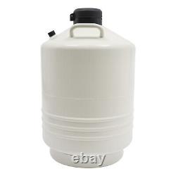 30L Liquid Nitrogen Container LN2 Storage Tank Cryo Dewar withCanisters Strap