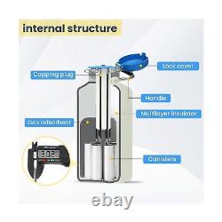 3L Liquid Nitrogen Container Cryogenic Container (LN2) Aluminum Alloy Liquid