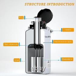 3L Liquid Nitrogen Container LN2 Tank Dewar Cryogenic Container Aluminum Alloy