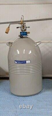 50 Liter Liquid Nitrogen Dewar with Withdrawal Head LN2 Tank Cryo WARRANTY