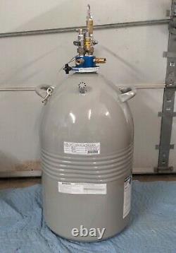 50 Liter Liquid Nitrogen Dewar with Withdrawal Head LN2 Tank Cryo WARRANTY