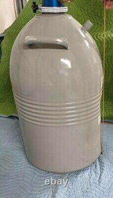 50 Liter Liquid Nitrogen Dewar with Withdrawal Head LN2 Tank Cryo WARRANTY