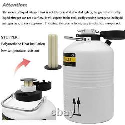 6L Cryogenic Container Liquid Nitrogen LN2 Tank Dewar Liquid nitrogen dewar A