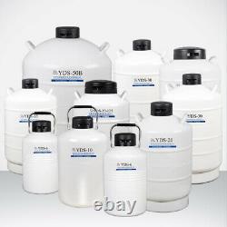 6L Small portable liquid nitrogen dewar cryocan semen container 6liters