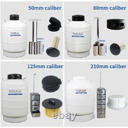 6L Small portable liquid nitrogen dewar cryocan semen container 6liters