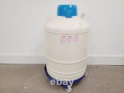 Air Liquide GT 38 Liquid Nitrogen Dewar with 6 x Storage Racks Lab