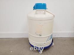 Air Liquide GT 38 Liquid Nitrogen Dewar with 6 x Storage Racks Lab