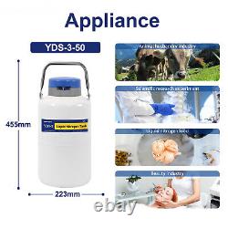 Artificial Insemination Liquid Nitrogen Container Cattle Semen Tank Cryogenic