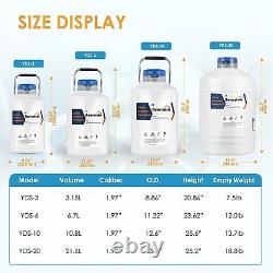 Bonvoisin 10L Liquid Nitrogen Container Cryogenic Container Liquid Nitrogen L