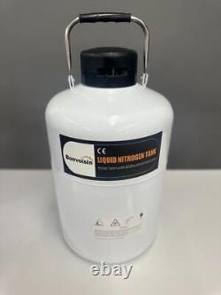 Bonvoisin 3L liquid nitrogen cryo Dewar container WithGloves, Boots, and Apron