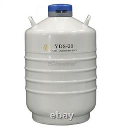 Brand New Dewar Liquid Nitrogen LN2 YDS-20 1Pc 20 L Cryogenic Container Tank ft