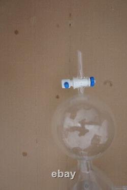 Brinkmann glass Dewar condenser dewars ice liquid nitrogen vacuum 1000 trap qw