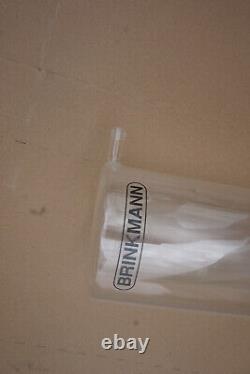 Brinkmann glass Dewar condenser dewars ice liquid nitrogen vacuum 1000 trap qw