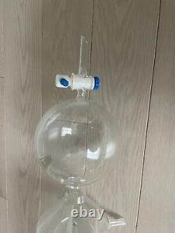 Brinkmann glass Dewar condenser dewars ice liquid nitrogen vacuum ace 1000 trap