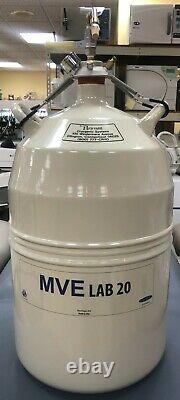 Brymill MVE LAB 20 Liter Liquid Nitrogen Storage Tank Dewar with Sprayer