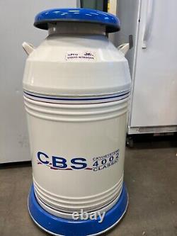 CBS 4002 Classic Cryo Liquid Nitrogen Storage Dewar Tank 4 RACKS
