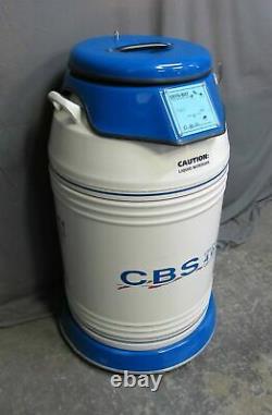 CBS Custom Biogenic Systems Series 4001 Liquid Nitrogen Cryosystem Dewar