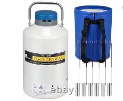 CGOLDENWALL 6L Cryogenic Container Liquid Nitrogen LN2 Tank Dewar Liquid nitroge