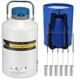 Cgoldenwall 6l Cryogenic Container Liquid Nitrogen Tank+ 6 Canisters+ Carry Bag