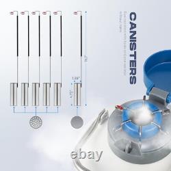 CGOLDENWALL 6L Cryogenic Container Liquid Nitrogen Tank+ 6 Canisters+ Carry Bag
