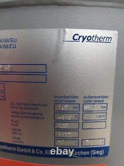 CRYOTHERM APOLLO 50 Liquid Nitrogen Dewar for Cryogenic Storage